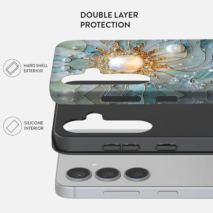 Compatible for Samsung Galaxy A36 5G Case, Dual Layer Heavy Duty 2 in 1 - Image 2