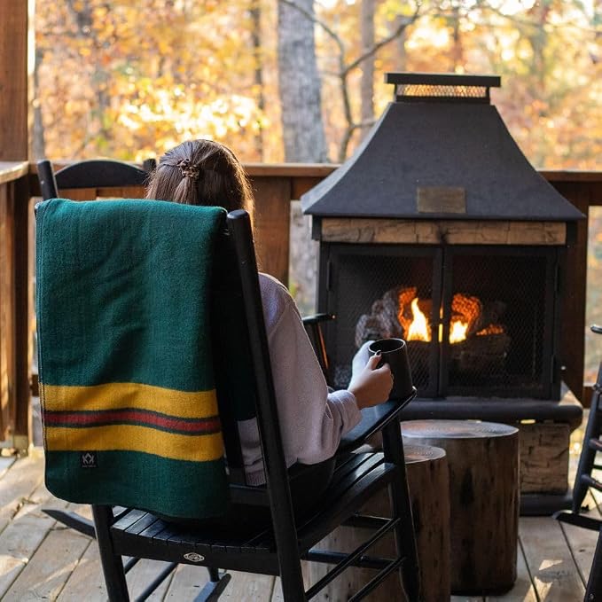 Arcturus Rainier Wool Blanket, Washable Wool Blanket - Image 6