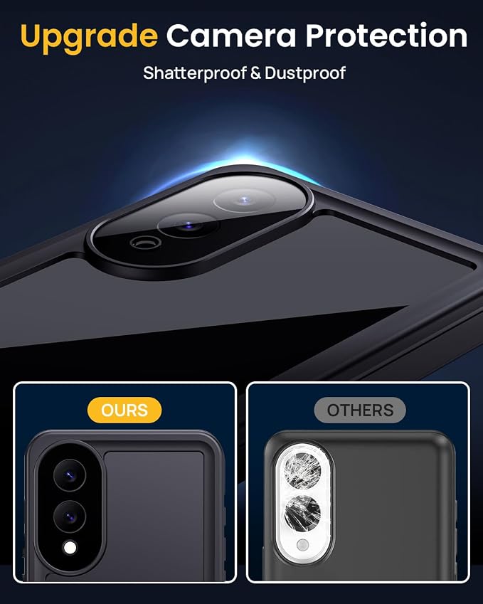 Lanhiem for Samsung Galaxy S25 Edge Phone Case, IP68 Waterproof Dustproof Case - Image 5