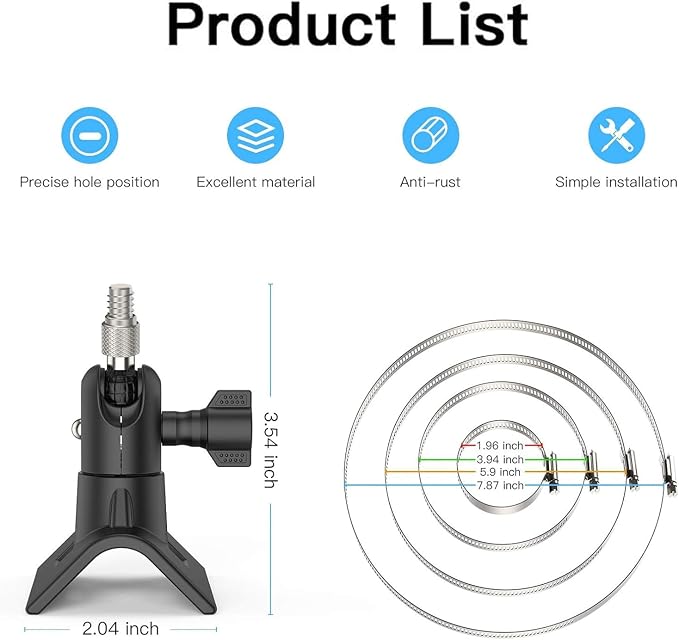 Blink Camera Pole Mounting Bracket, Pole Mount Compatible - Image 8
