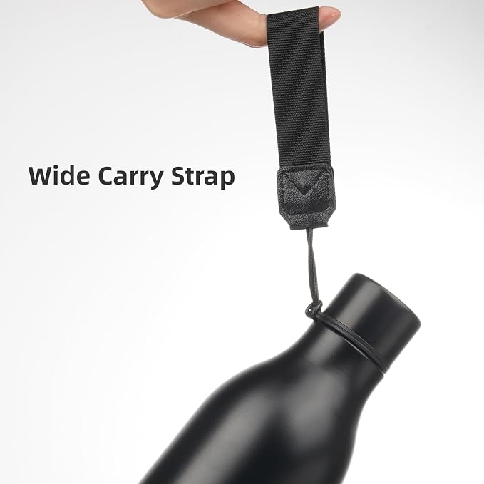 Insulated Water Bottle with Strap, 25 oz Double Wall Stainless Steel Vacuum - Image 4