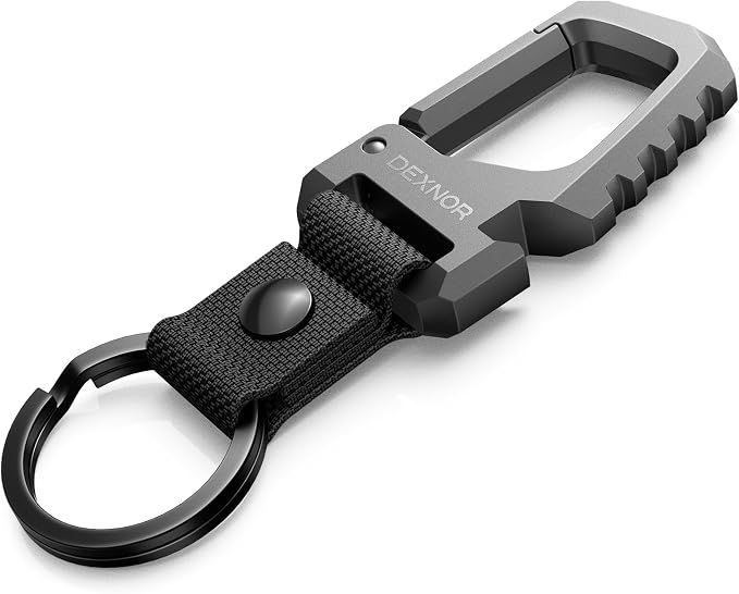Dexnor Heavy Duty Key Chain Bottle Opener, Carabiner Key Ring Clip by Dexnor
