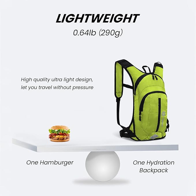 Nepest Hydration Pack Backpack for Women & Men, Lightweight Water Backpack - Image 3