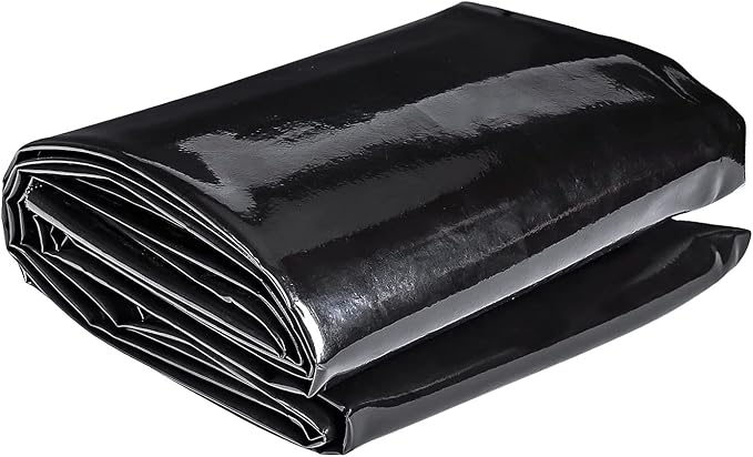 ToLanbbt Pond Liner 10 x 13 Ft, 20 Mil HDPE UV Resistant Preformed Pond Liner by ToLanbbt