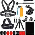 13-in-1 Accessories for Gopro, Action Camera Accessory Kit Compatible by TANSUO