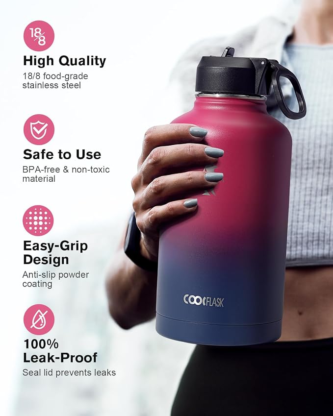 Half Gallon Water Bottle Insulated - Image 3