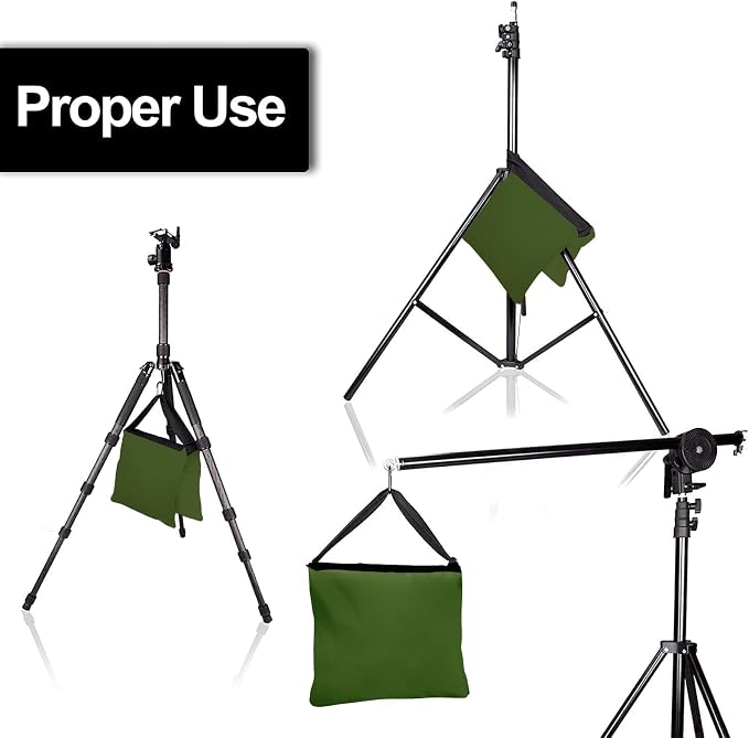 EMART Heavy Duty Sandbag Photo Studio Weight Bag Saddlebag Design - Image 8