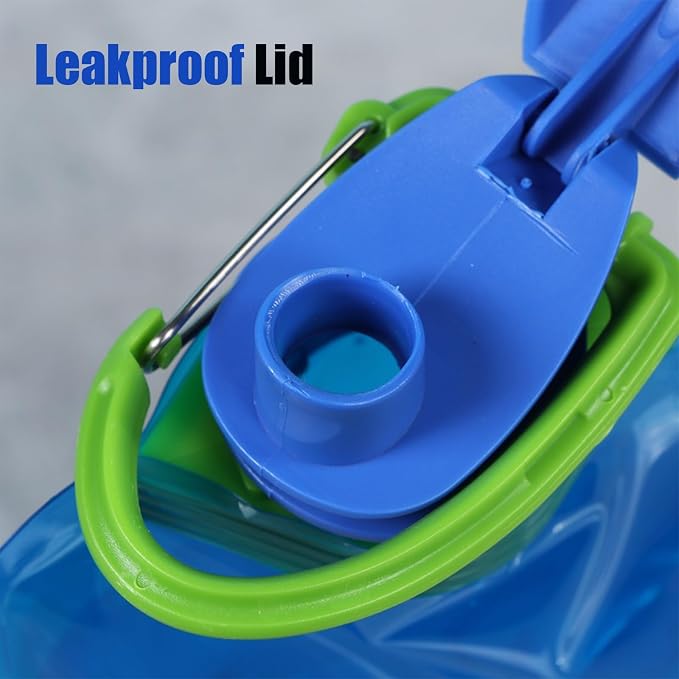 Collapsible Water Bottles for Travel – 24oz Foldable Water Bottle - Image 2