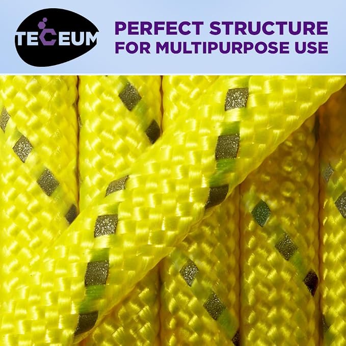TECEUM Reflective Paracord Rope 1000 – 1000ft/200ft/100ft/50ft – 40+ Colors – - Image 8