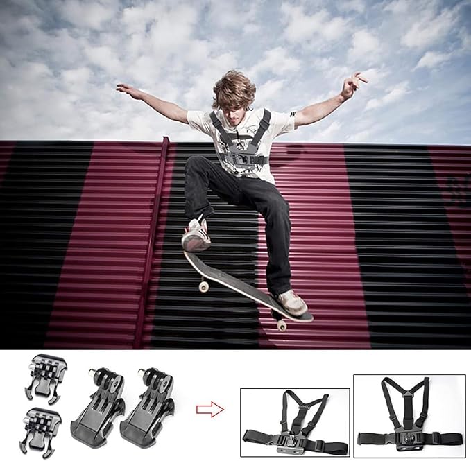 Reflex Camera 19-in-1 Action Camera Accessories Kit Compatible - Image 8