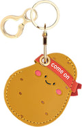 Leather Keychain Holder Case Compatible by BORKUANA