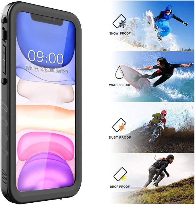 SPORTLINK Waterproof Case for iPhone 11, Full Body Heavy Duty Protection Full - Image 3
