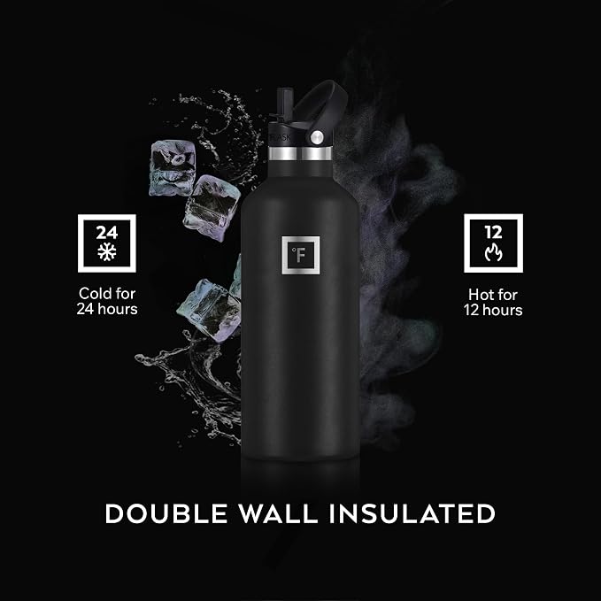 IRON °FLASK Camping & Hiking Hydration Flask - 32 oz Twilight Blue - Image 4
