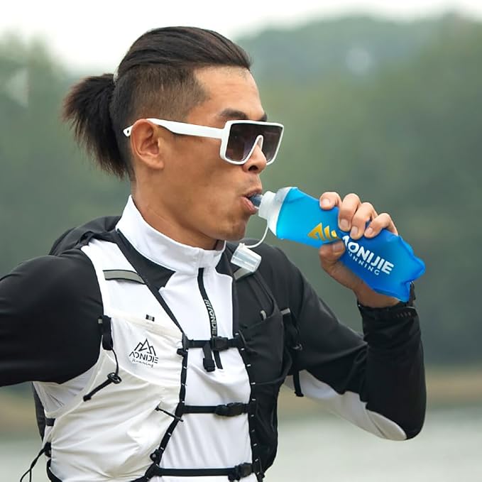 AONIJIE TPU Soft Flask Water Bottle Collapsible Running Flask - Image 7