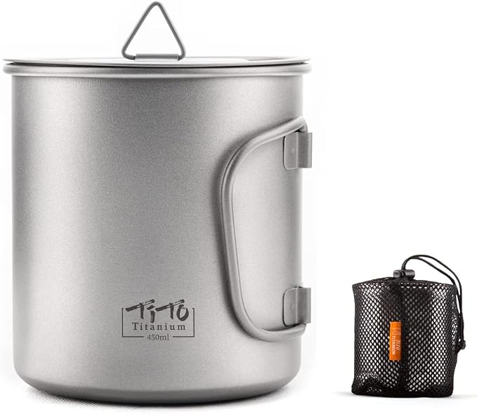 TiTo Titanium Cup Titanium Pot by TiToTitanium