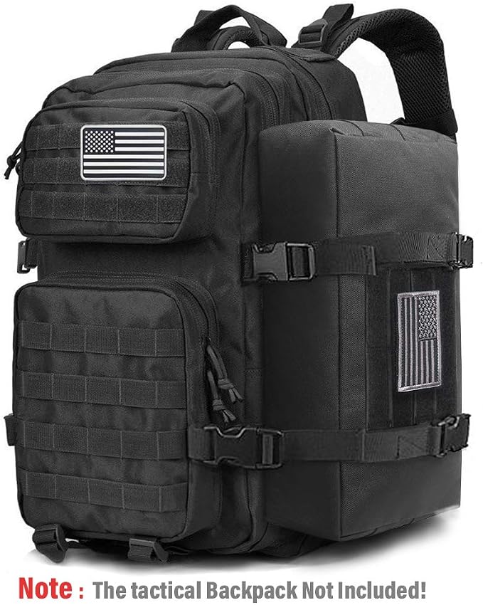 WYNEX Large Molle Pouch, Tactical Molle Bag Vertical Admin Pouch, Modular - Image 4