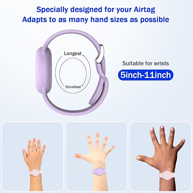 R-fun Waterproof for Air Tag Bracelets Compatible - Image 5