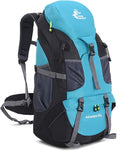 Bseash 50L Hiking Backpack, Water Resistant Lightweight Outdoor Sport Daypack by Bseash