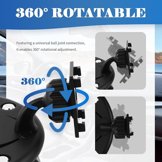 CD Slot Mount for CarPlay Screen 360° Rotatable, CarPlay Screen Mount - Image 4