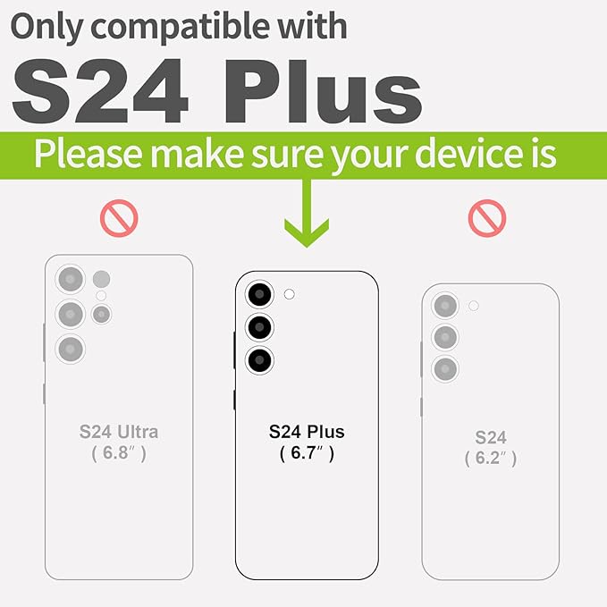 Carveit Wood Case for Galaxy S24 Plus Case Shockproof Protective Cover Unique - Image 3