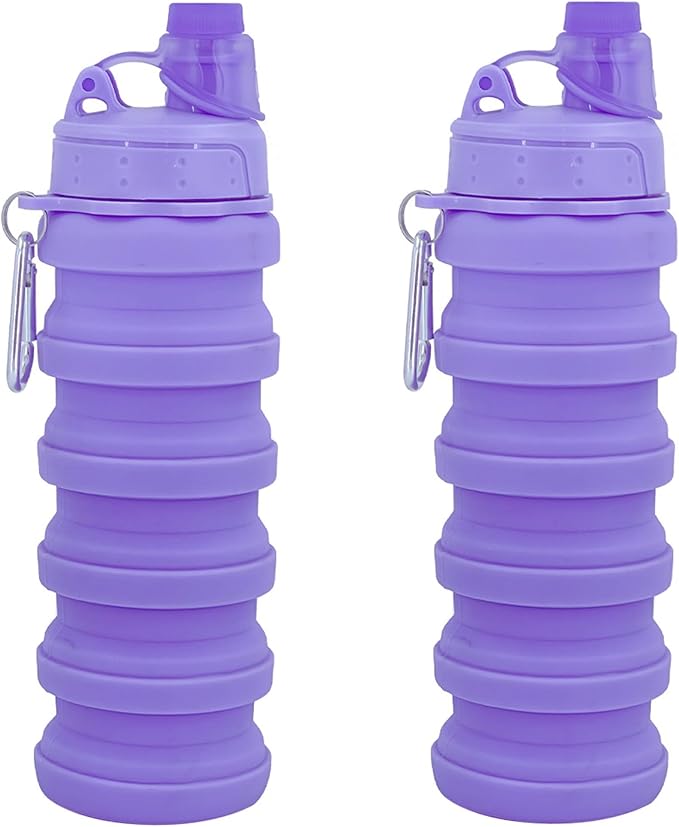 Collapsible Water Bottles Travel water bottle Sports Portable Sport Water by YCTMALL