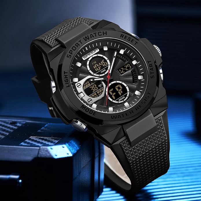 FANMIS Mens Military Multifunction Digital LED Watch Electronic Waterproof - Image 4