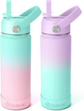 Fimibuke Kids Insulated Water Bottle - 18oz BPA-FREE 18/8 Stainless Steel Kid by Fimibuke