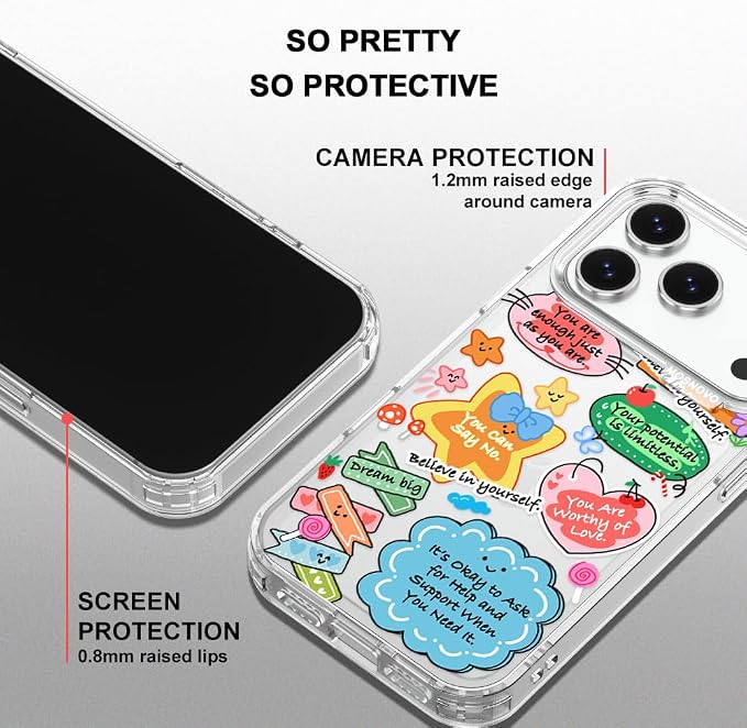MOSNOVO for iPhone 17 Pro Case, Shockproof Military-Grade Protection 6.6ft Drop - Image 4