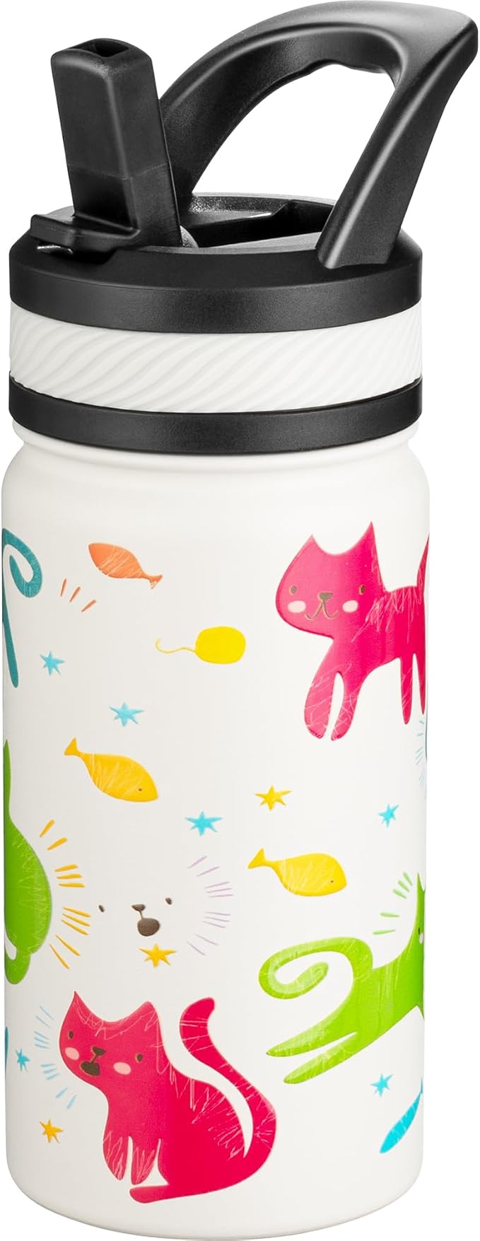 Fanhaw 14 Oz Kids Insulated Water Bottle by FANHAW