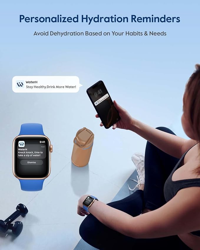 BOOST Smart Water Bottle that Reminds You to Drink, 24oz BPA-Free Stainless - Image 3