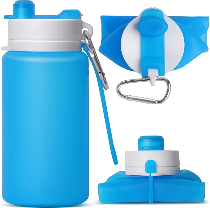 Collapsible Water Bottle, Portable Folding Bottle & Water Bottle by MCOMCE