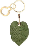 Leather Keychain Holder Case Compatible by BORKUANA