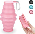 Nefeeko Collapsible Water Bottle, 17oz Reuseable BPA Free Silicone Foldable by Nefeeko
