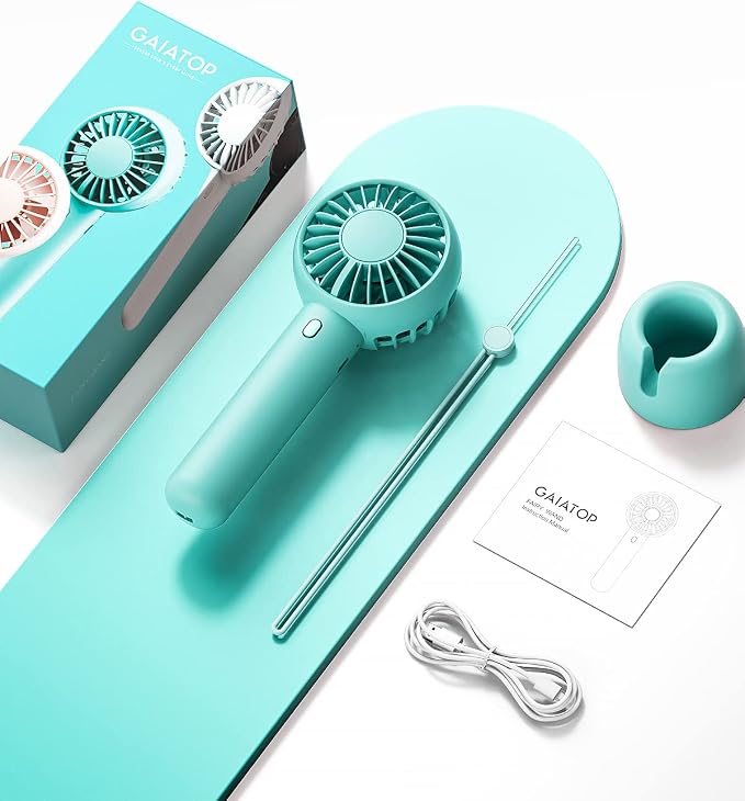 Gaiatop Mini Portable Fan, Small and Powerful, Cute Design 3 Speed Personal - Image 8