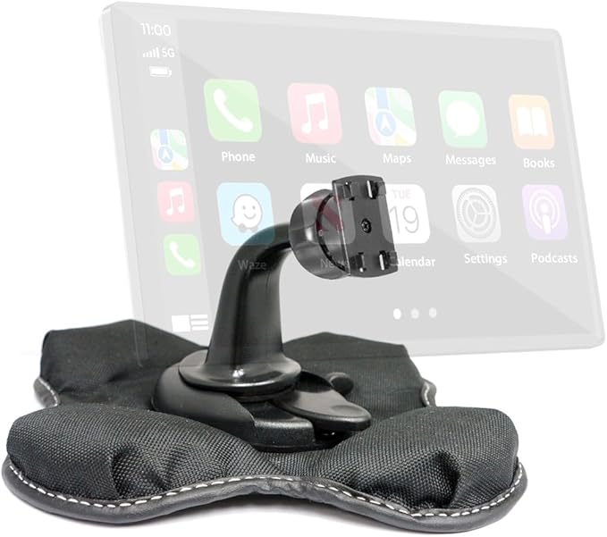 ChargerCity Portable Dashboard Friction Mount Kit w/4 Tab Cradle Adapter - Image 3