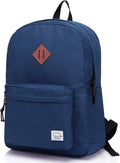 VASCHY Lightweight Backpack for School, Classic Basic Water Resistant Casual by Vaschy