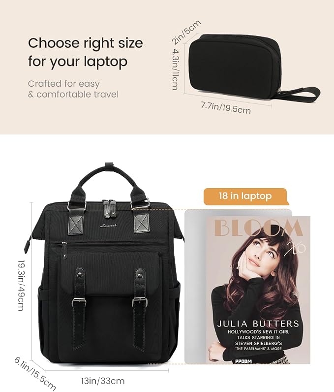 LOVEVOOK Extra Large Travel Laptop Backpack - Image 8