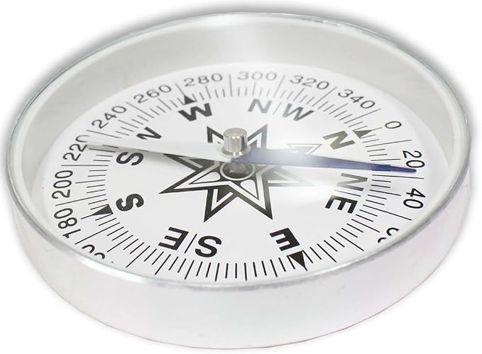 ADROIT Hikers Compass | 0.75", Key Ring | Accurate Navigation by ADROIT