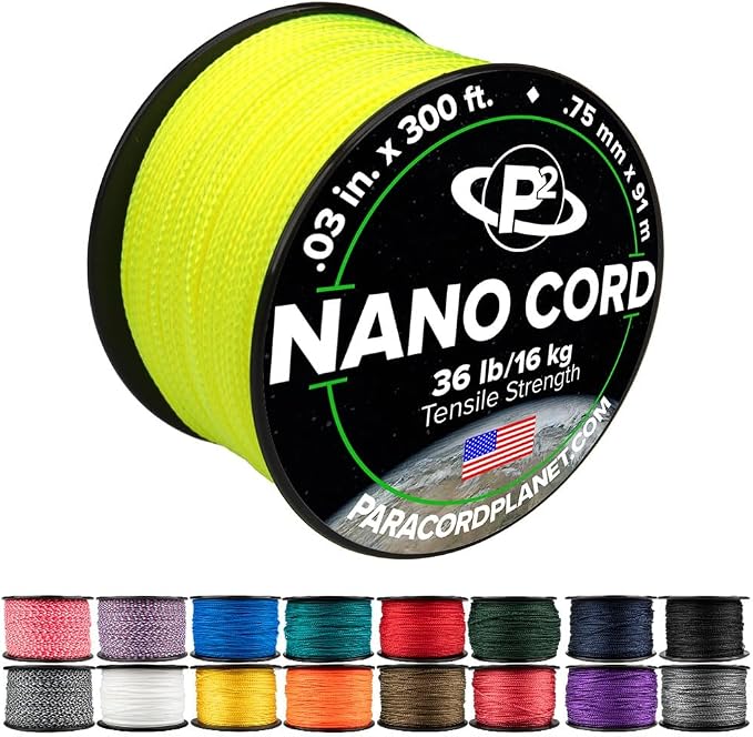 Paracord Planet Nano Cord –Lightweight Nylon Nano Paracord – Great by ParacordPlanet