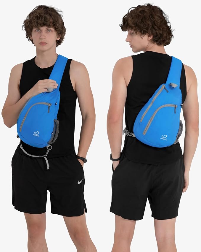 WATERFLY Crossbody Sling Bag Small Water Resistant Backpack Lightweight - Image 7