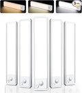 Under Cabinet Lighting: 12 Inch 3-Color Dimmable Rechargeable Motion Sensor by Vozuji