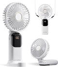 GOCKERA Portable Fan, 4200mAh Battery Operated Fan, 5 Speeds&Digital Display by GOCKERA
