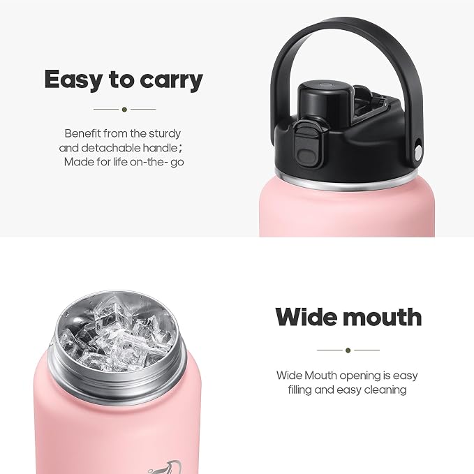 64oz Half Gallon Insulated Water Bottle - Image 6