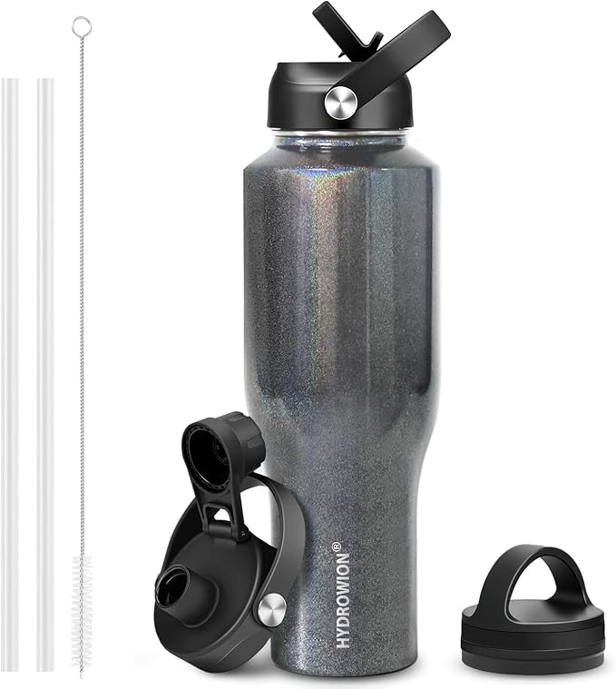 HYDROWION 40 oz Insulated Water Bottle by HYDROWION