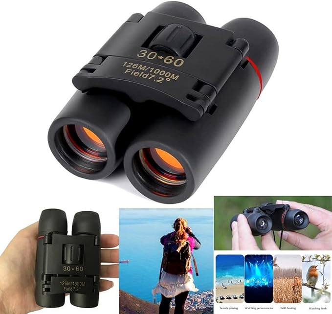 30x60 Portable Mini Binoculars, Wide View Angle Folding Binoculars Telescope - Image 8