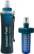 1L Soft Flask Water Bottle, Foldable Water Bottle by CXWLJL