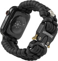 Paracord Band Compatible with Apple Watch Band 38mm 40mm 41mm 42mm 44mm 45mm by amzeus