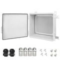 LeMotech Electrical Box, IP67 Waterproof Hinged Cover Stainless Steel Latch by LeMotech