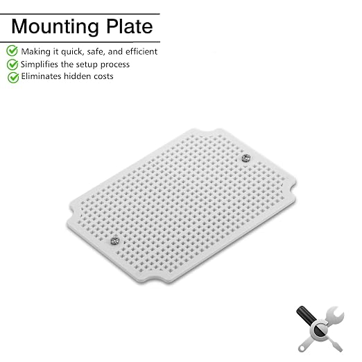 QILIPSU Outdoor Junction Box IP67 Waterproof Project Box ABS Plastic - Image 2
