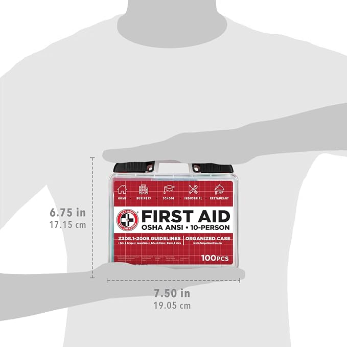 Be Smart Get Prepared OSHA/ANSI First Aid Kit - Image 7